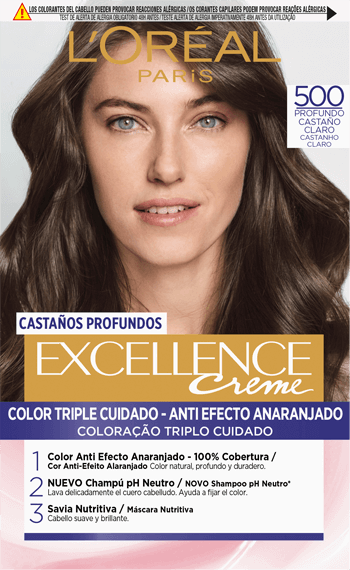 Coloracion 500 Castano Claro Profundo Excellence Creme Brunette